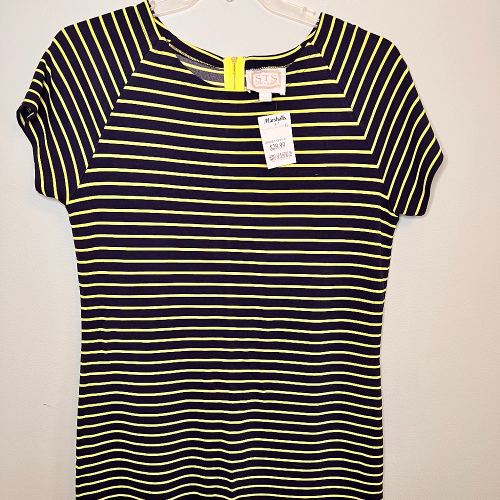 NWT  Striped Mini Dress Size L